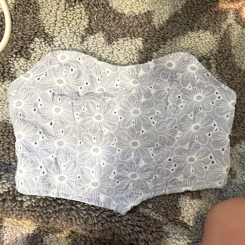 Floral tube top